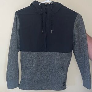 The North Face Gray Fleece Half - Zip Jacket